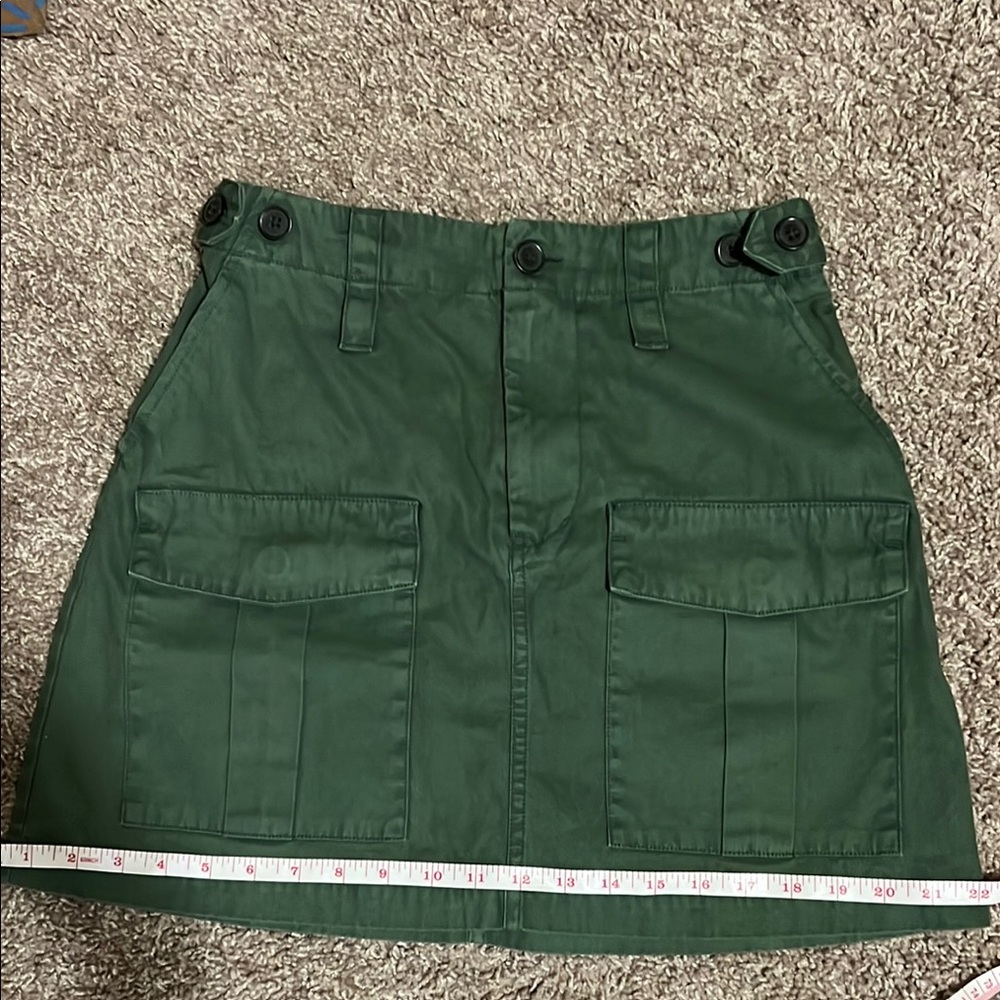 Universal Thread Green Cargo Skirt Adjustable Waist - Picture 8 of 10